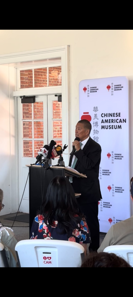 Attorney Brian Sun at Press Conference helping victim leading Organizations: Anti-Asian Hate Crimes Coalition and Asian Civil Rights League Attorney Brian Sun at Press Conference helping victim leading Organizations: Anti-Asian Hate Crimes Coalition and Asian Civil Rights League